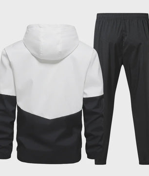 Herentrui Trainingspak met Rits Hoodie en Joggingbroek - 2-delige Set