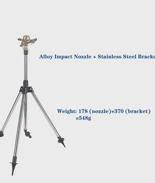 360° Draaibare Tripod Sproeier - Automatische Verstelbare Water Sproeier voor Gazon en Tuin