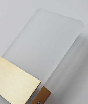 Moderne LED Wandlamp Aluminium & Mat Acryl - Hotel Corridor, Slaapkamer