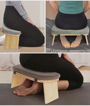 Opvouwbaar Meditatie Krukje met Schuimkussen - Comfortabel voor Yoga en Thuis