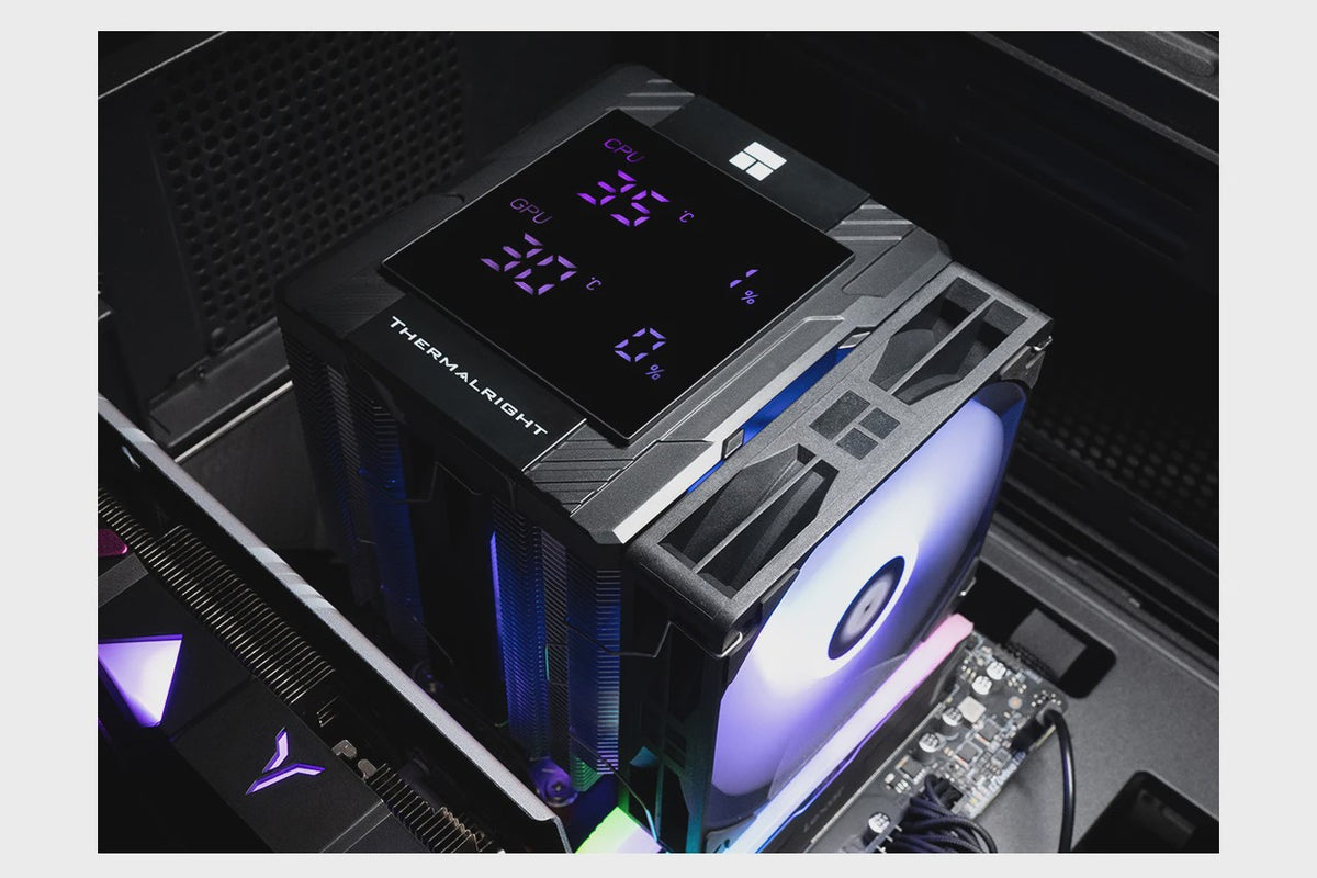 Thermalright PA120 Digital CPU Cooler met ARGB Ventilator en Temperatuur Display