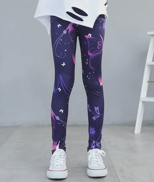 Meisjes Leggings met Print | Comfortabele Stretch Broekjes voor Lente, Zomer & Herfst (2-12 Jaar)