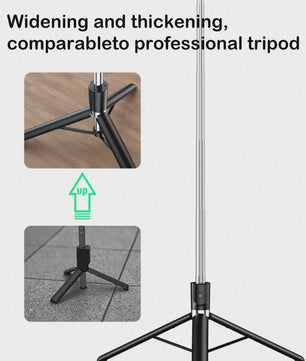 170cm Selfie Stick met Tripod & Afstandsbediening - Draadloos Uitschuifbaar voor Smartphones