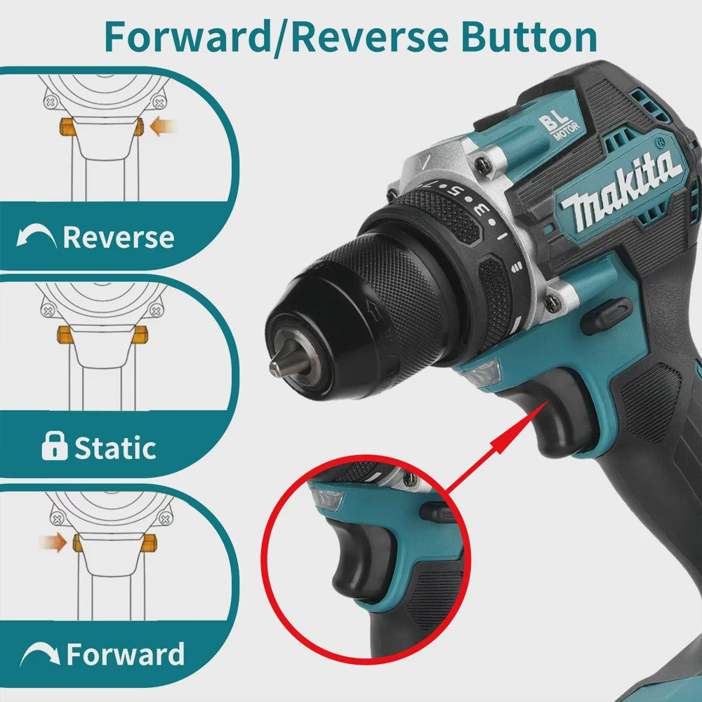 Makita DDF487 18V Brushless Accu Schroefmachine - Compact & Krachtig
