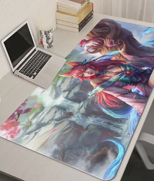Luxe PU Leer XL Gaming Muismat - Anti-slip Bureau Mat met League of Legends Designs