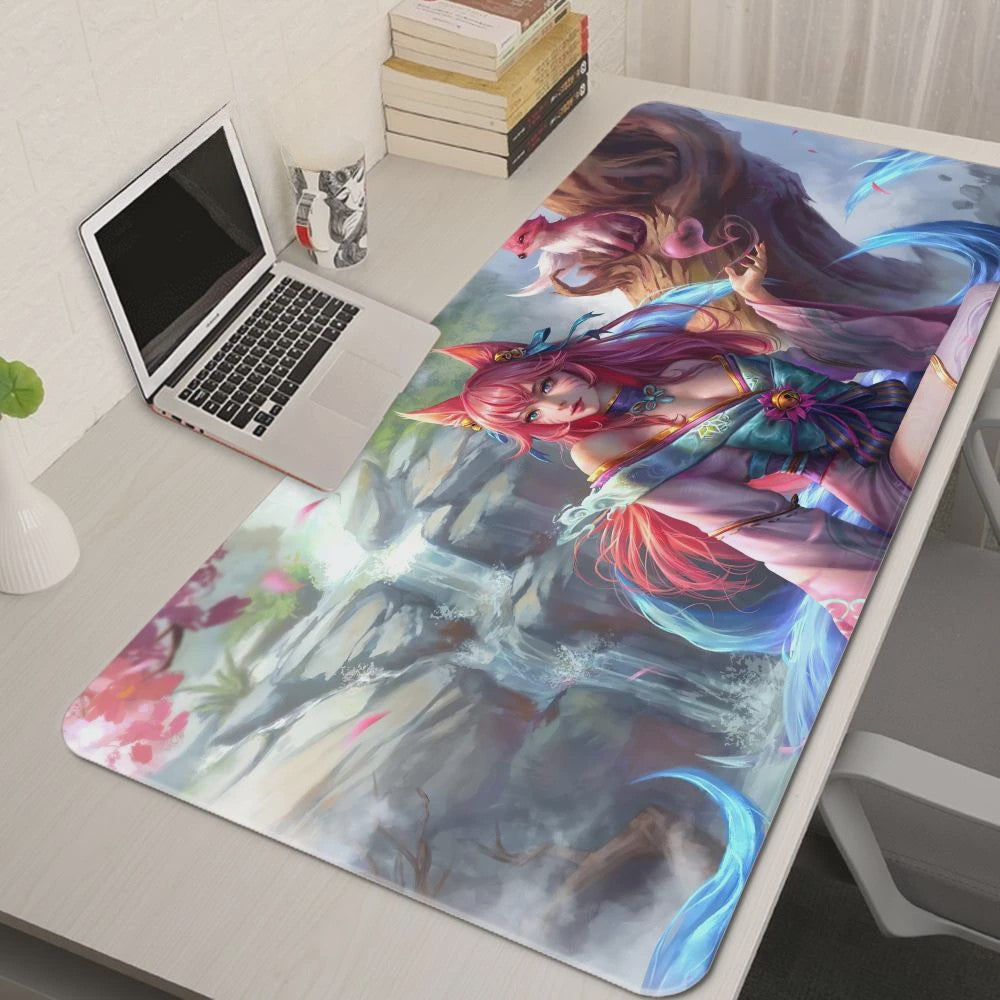 Luxe PU Leer XL Gaming Muismat - Anti-slip Bureau Mat met League of Legends Designs