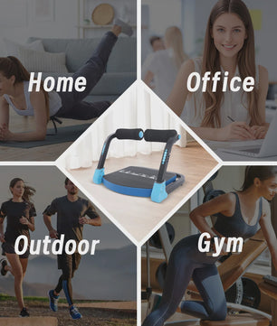 Opvouwbare Abdominal Machine - Multifunctioneel Fitnessapparaat voor Thuis & Kantoor (120kg)