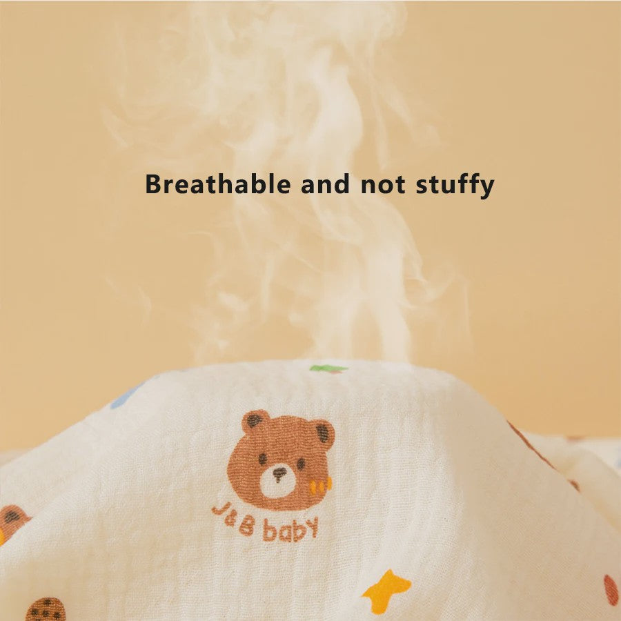 Dubbellaagse Baby Swaddle Deken - Zacht, Ademend & Multifunctioneel met Schattige Patronen