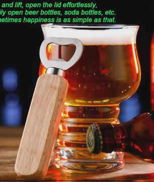 Houten Flesopeners (25/50/100/200 Stuks) - Laser Graveerbaar & DIY Cadeau