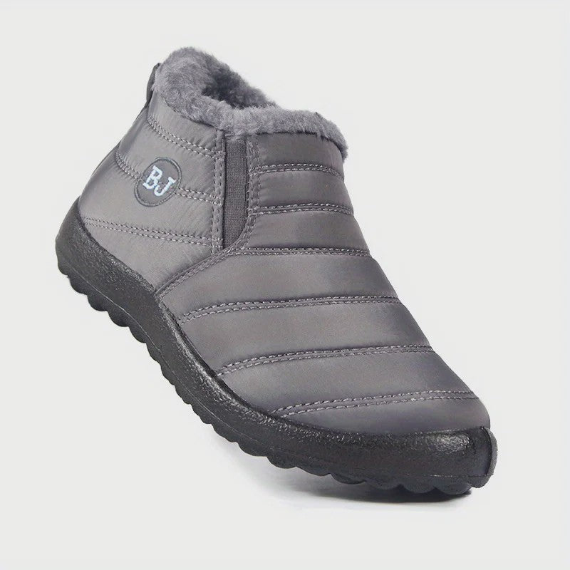 Dames Waterdichte Warme Enkellaarsjes - Comfortabele Antislip Snowboots voor Wandelen en Winter