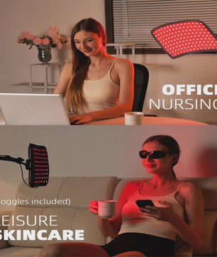 Roodlichttherapie Apparaat met Stand & Wrap - 660nm/850nm voor Huid & Pijnverlichting