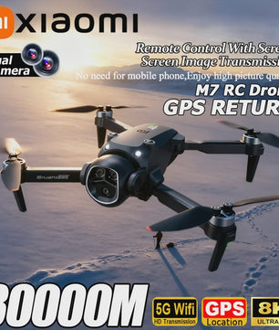 Xiaomi M7 GPS Drone met 8K HD Dual Camera, Obstacle Avoidance en Screen Remote Control