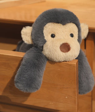 Kawaii Aap Knuffel 40cm - Schattige Pluche Speelgoed Pop voor Kinderen, Perfect Festival Cadeau
