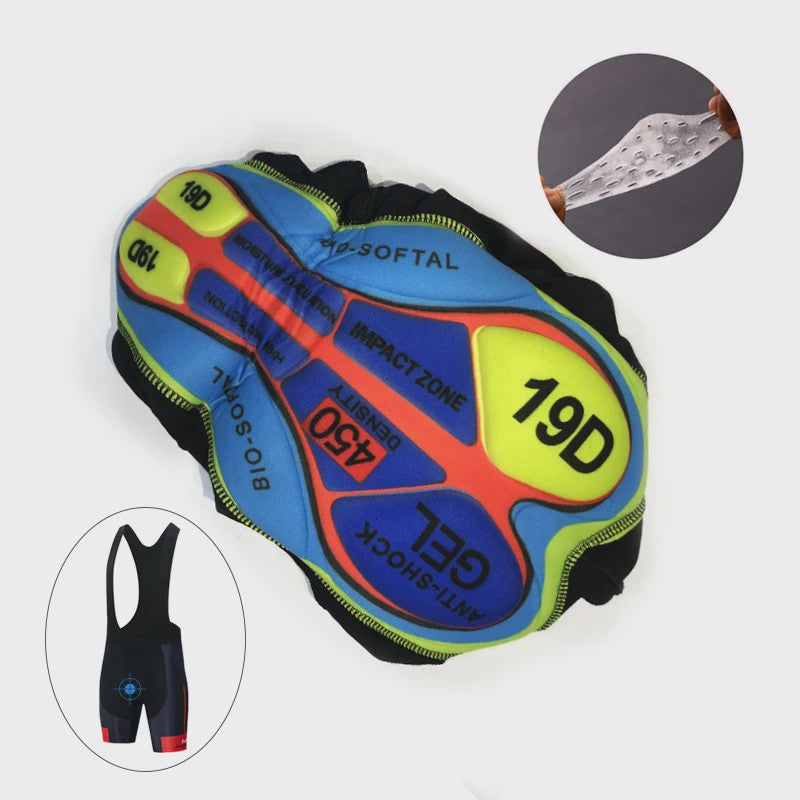 Professionele Fietskleding Set Heren - Zomer MTB Shirt & Bib Shorts