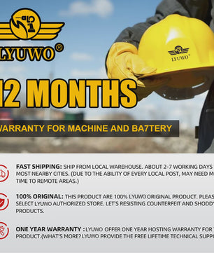 LYUWO Krachtige Brushless Elektrische Sleutel 380NM - Voor Automotive en Zwaar Werk