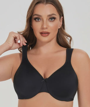 MELENECA Plus Size BH - Naadloze Minimizer met Beugel voor Optimaal Comfort