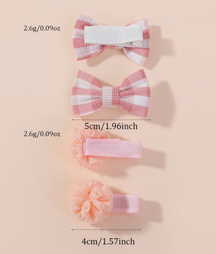 20-delige Set Schattige Kinder Haarclips met Strikjes - Leuke Babymutsjes en Haaraccessoires