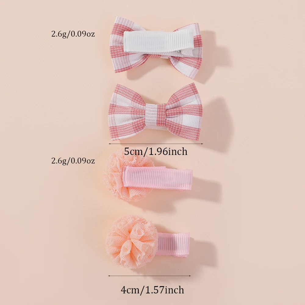 20-delige Set Schattige Kinder Haarclips met Strikjes - Leuke Babymutsjes en Haaraccessoires