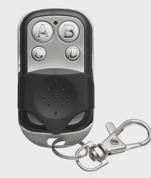 Universele 4-knops 433MHz Afstandsbediening voor Garagedeuren en Poorten - Metalen Drukknoppen