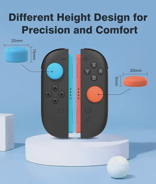 4/8 Stuks Siliconen Thumb Grips Caps voor Nintendo Switch Joy-Con Controllers - Verbeterde Grip en Precisie