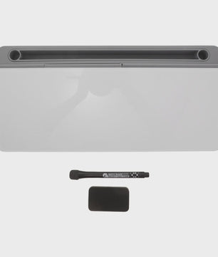 Glazen Whiteboard Bureau Organizer met Pennenbakje