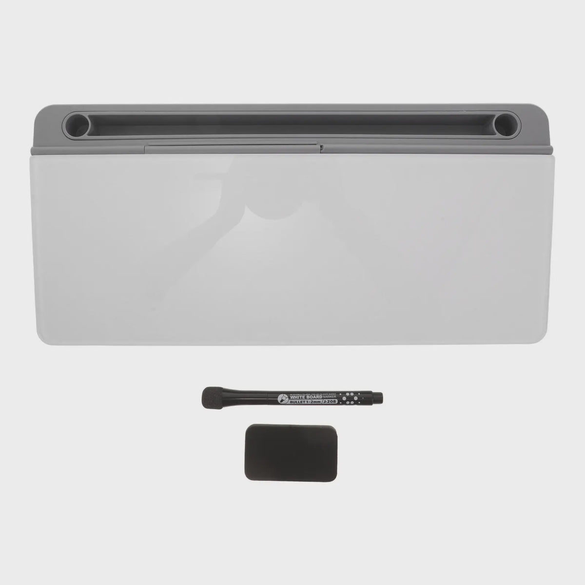 Glazen Whiteboard Bureau Organizer met Pennenbakje