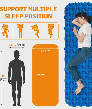 Naturehike Opblaasbaar Slaapmatje - Ultralicht & Compact Kampeerbed