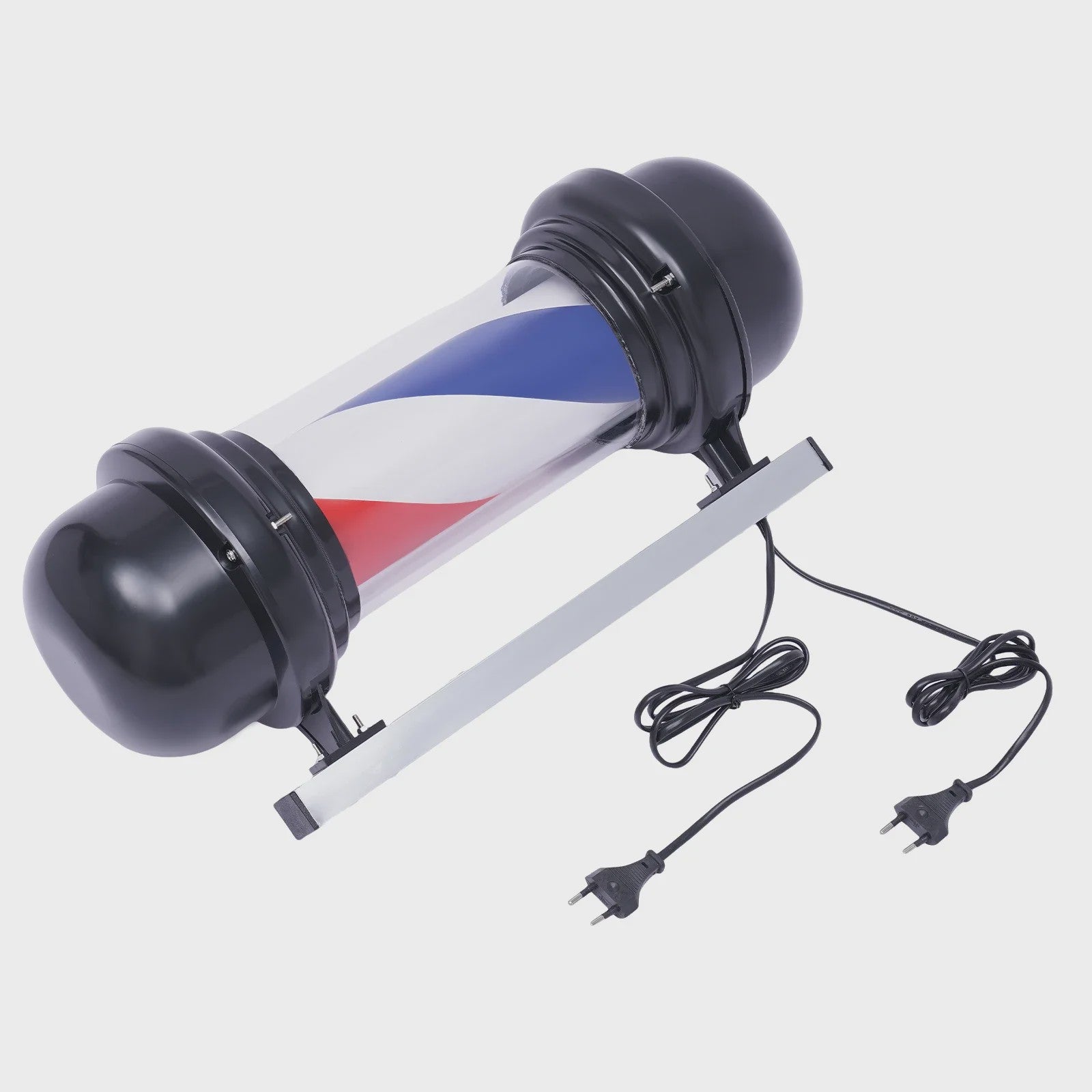 Klassieke Roterende LED Barber Pole - 50cm - Rood, Wit, Blauw - Kapperszaak Verlichting