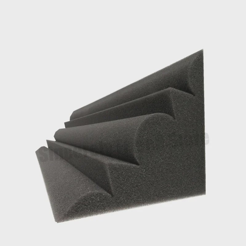 8x Akoestisch Schuim Panelen - 12x12x48cm Hoge Dichtheid Geluidsisolatie Hoek Basstraps