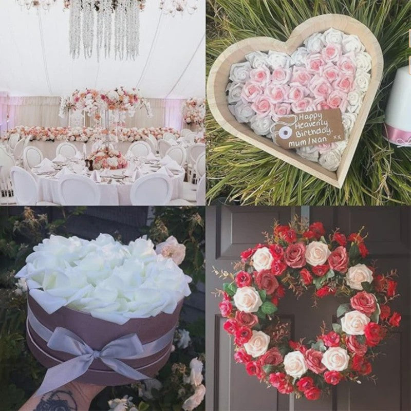 Kunstbloemen Rozen van Foam (10/20/50 Stuks) - Decoratie voor Huis, Bruiloft & Feest
