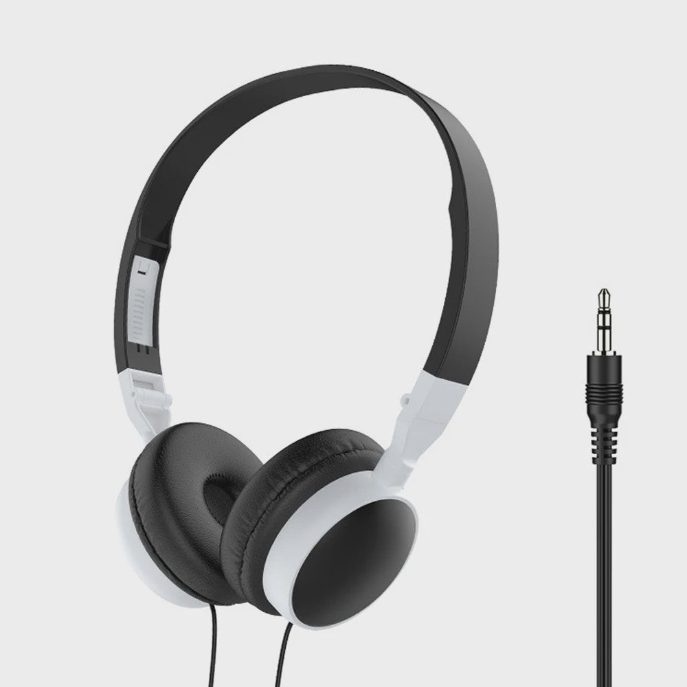 Universele 3.5mm Bedrade Koptelefoon - Opvouwbaar, Draagbaar, Noise Cancelling voor Muziek & Gaming