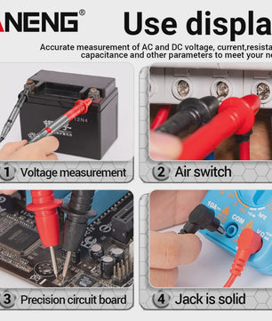 ANENG PT840 Universele Multimeter Testkabels - 1000V/10A Meetpennen Kit