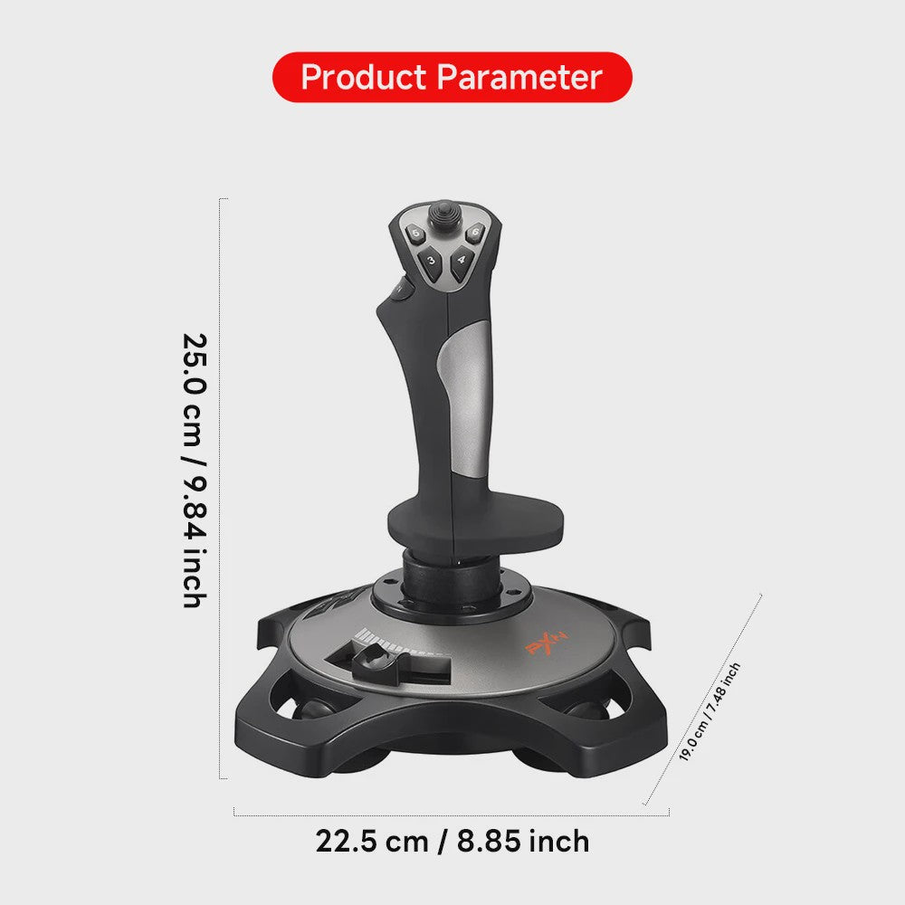 PXN-2113 Pro Flight Simulator Joystick Controller voor PC