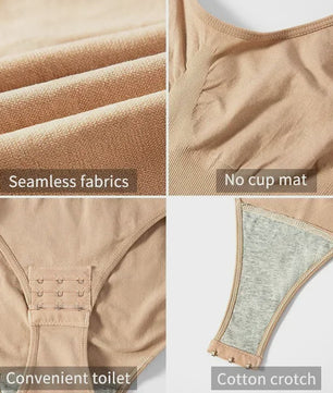 Naadloze Shaping Bodysuit met Buikcontrole en Billenlift - Vrouwen Shapewear