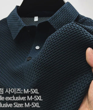 Heren Poloshirt van IJzige Zijde - Ademend & Modieus Zomer T-shirt tot 6XL