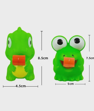 Grappig Fidget Speelgoed: Knijp Kikker of Dino met Uitsteek Tong
