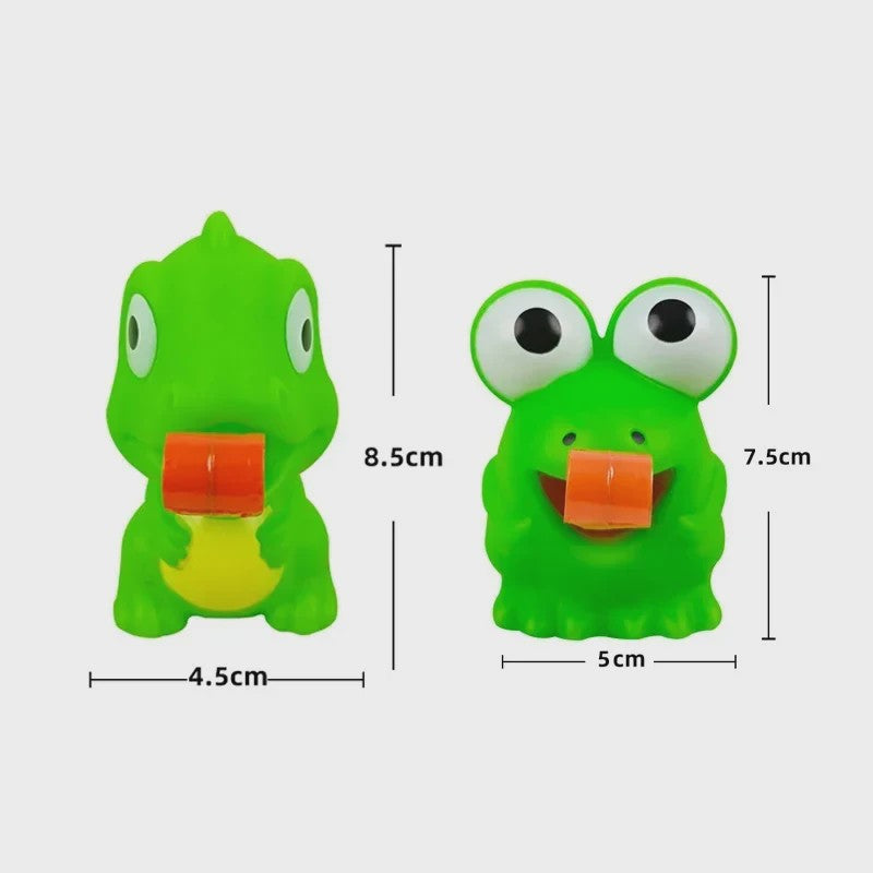 Grappig Fidget Speelgoed: Knijp Kikker of Dino met Uitsteek Tong