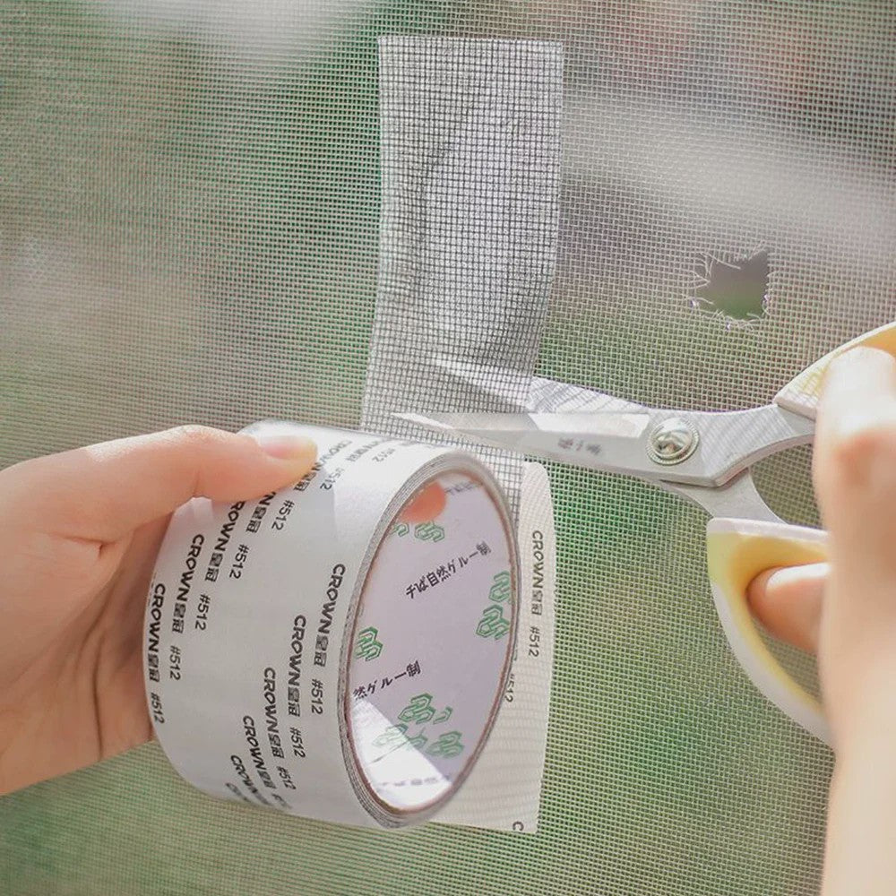 Raamhor Reparatie Tape - Zelfklevend, Waterdicht & Anti-Mug - Snel en Eenvoudig Ramen en Horren Herstellen