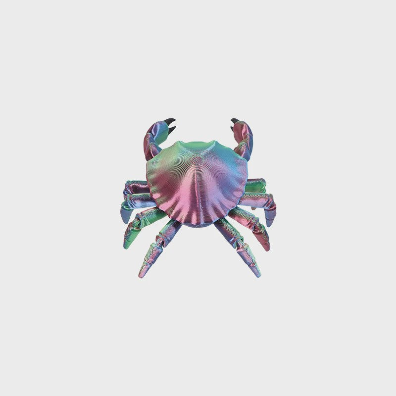 Flexibele 3D Geprinte Krab Speelgoed met Beweegbare Gewrichten - Decoratie & Cadeau