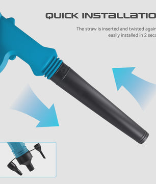 Draadloze Bladblazer - Krachtig Elektrisch, Compatibel met Makita 18V Accu's (BL1850/BL1840/BL1830)