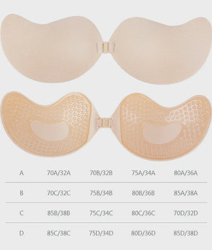 Onzichtbare Push-Up BH - Strapless, Backless & Zelfklevend voor Perfecte Decolleté