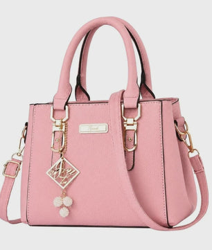 Luxe Leerlook Handtas Dames met Grote Capaciteit en Afneembare Schouderband