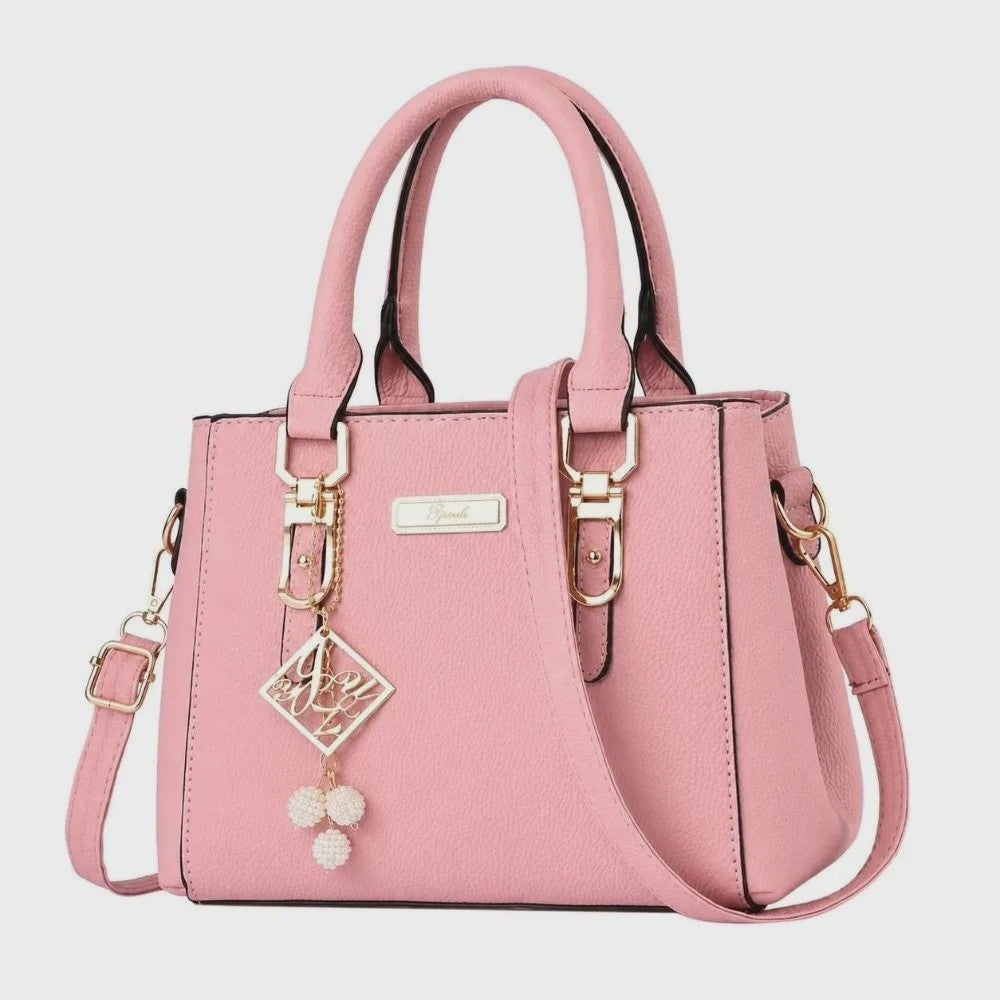 Luxe Leerlook Handtas Dames met Grote Capaciteit en Afneembare Schouderband