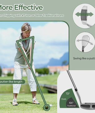 Golf Chipper Club - Perfect voor korte spel training rechtshandigen