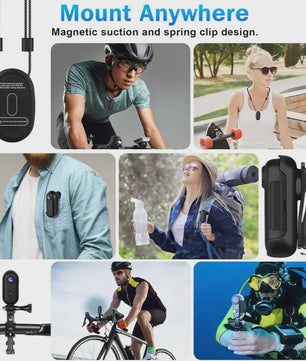 Mini Body Camera Full HD met WiFi - Draagbaar voor Motor, Fiets & Sportactie