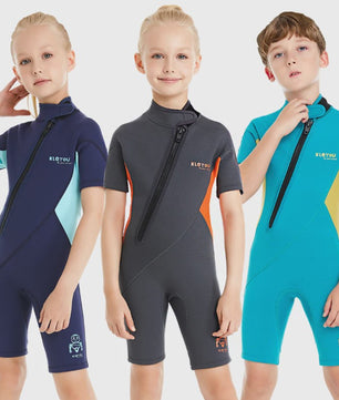 2mm Kinder Wetsuit Shorty voor Jongens & Meisjes - Neopreen Zwempak voor Strand & Watersport