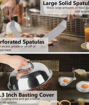 29-delige BBQ Grill Accessoires Set: Roestvrij Staal Gereedschap, Burger Press & Meer