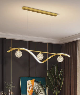 Moderne LED Plafondlamp met Dimfunctie - Stijlvolle Verlichting voor Eettafel & Keuken