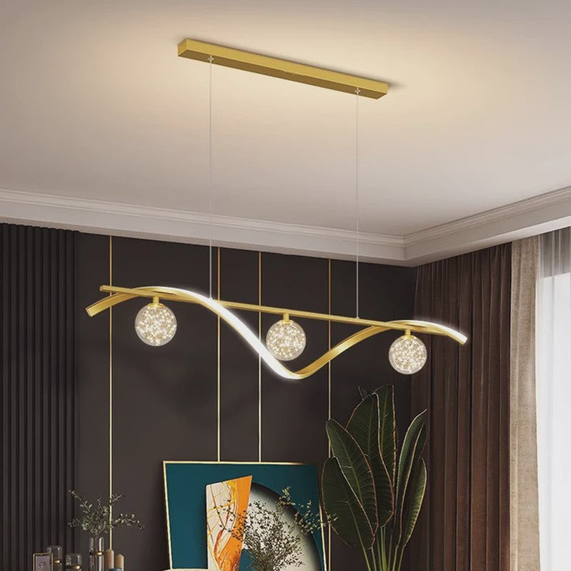 Moderne LED Plafondlamp met Dimfunctie - Stijlvolle Verlichting voor Eettafel & Keuken