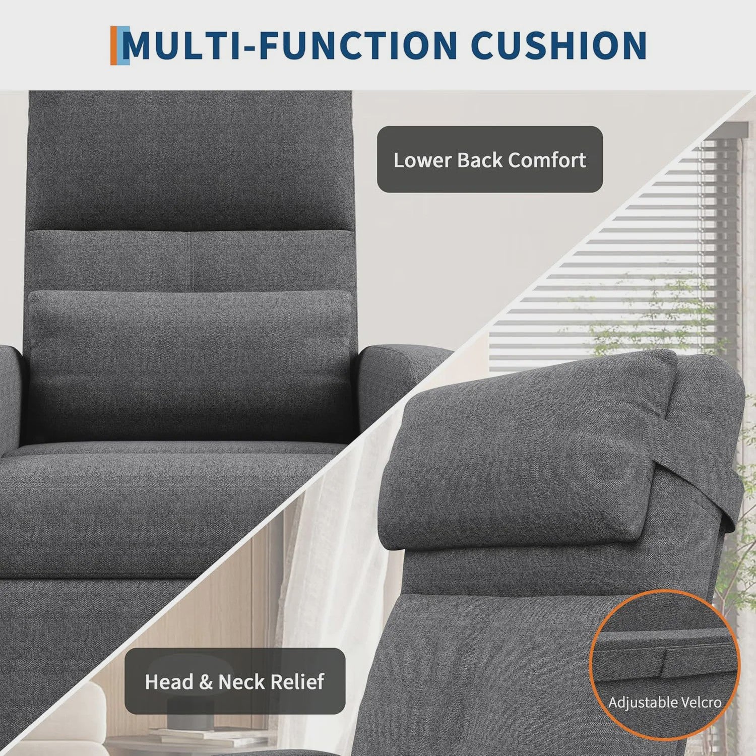 Elektrische Relaxfauteuil met Massage en Verwarmingsfunctie - Comfortabel en Verstelbaar
